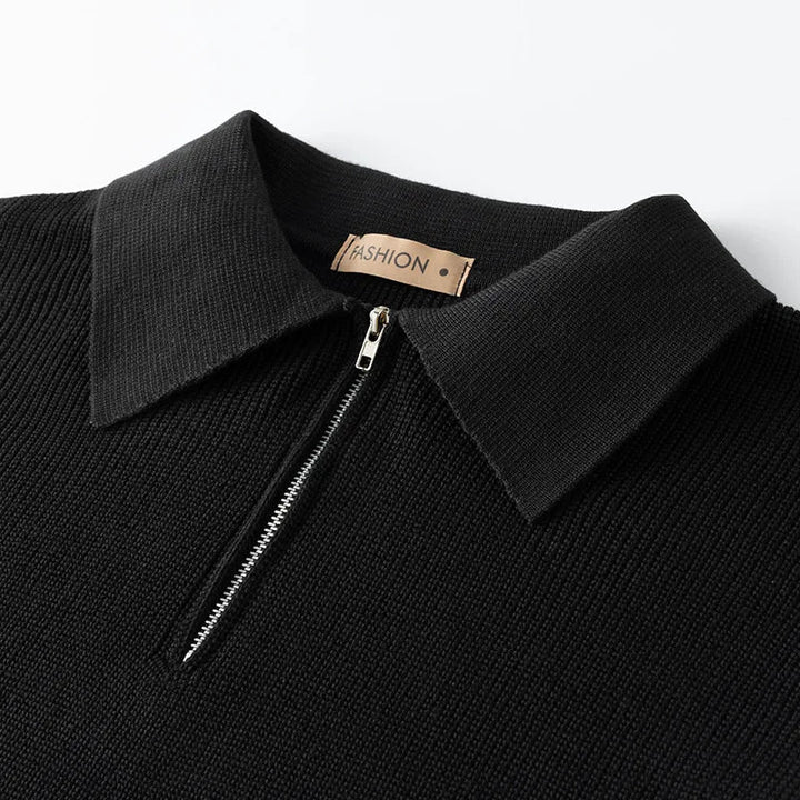 Ryszard | Elegancki Sweter z Zamkiem