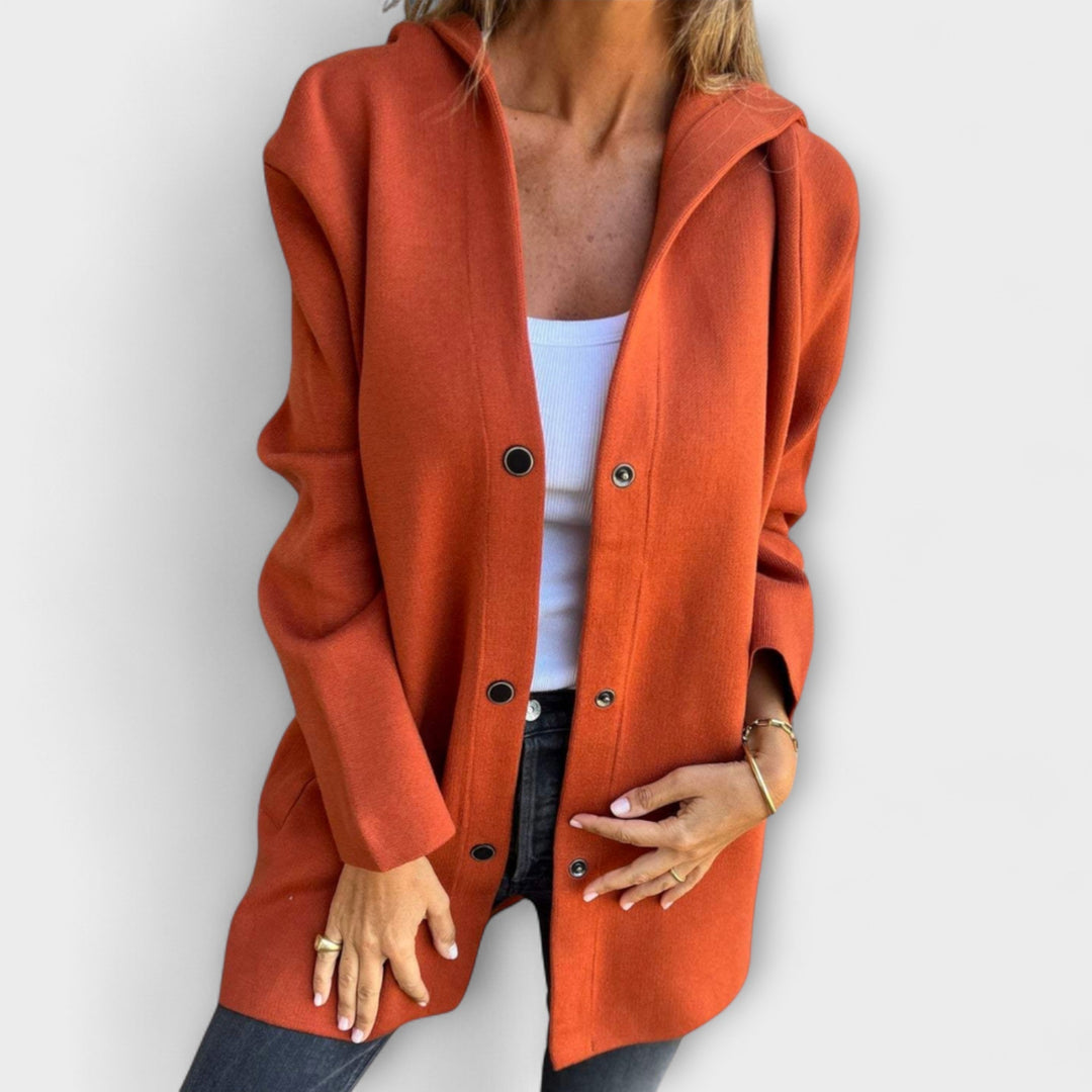 Wioleta | Elegancka kurtka z kapturem