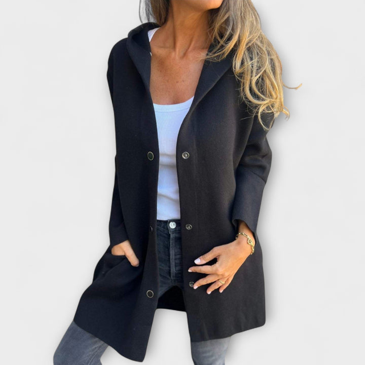 Wioleta | Elegancka kurtka z kapturem
