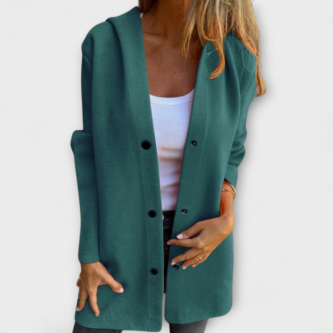 Wioleta | Elegancka kurtka z kapturem