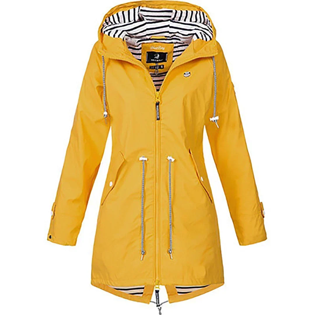 Bogumiła | Płaszcz przeciwdeszczowy z kapturem